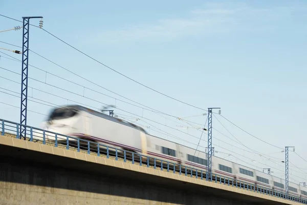 Snelheid trein weergave — Stockfoto