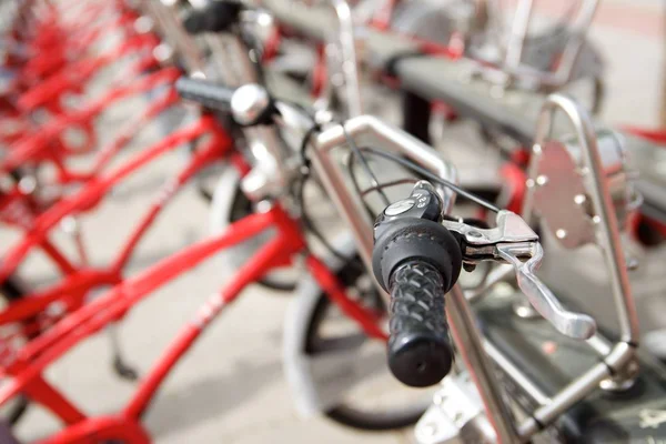 Прокат велосипедів подання — стокове фото