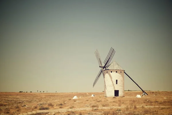 Os moinhos de Don Quixote . — Fotografia de Stock