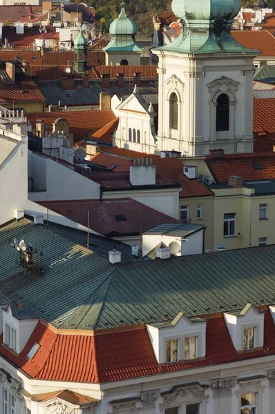 Vista da paisagem urbana de Praga — Fotografia de Stock
