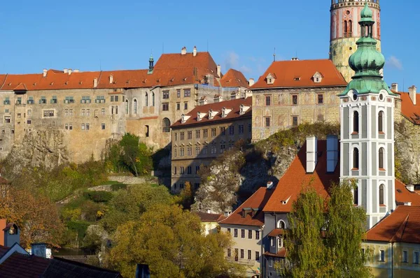 Cesky krumlov widok — Zdjęcie stockowe