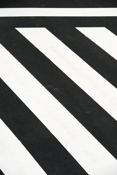 Zebra crossing view — Stock Photo, Image