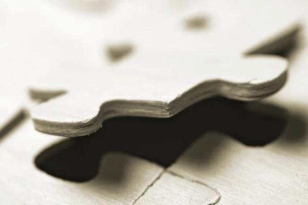 Puzzle close up — Stock Photo, Image