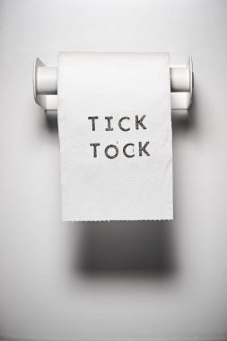 Tick tock view clipart
