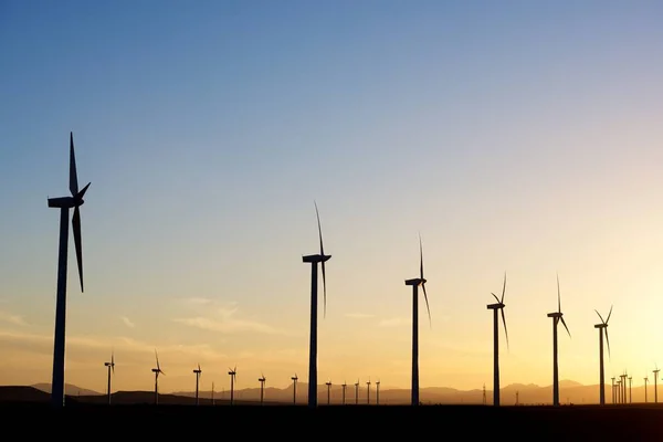 Conceito de energia eólica — Fotografia de Stock