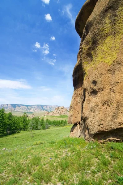 Vista del paisaje mongol —  Fotos de Stock