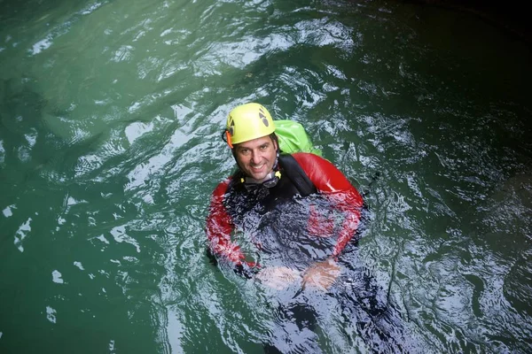 Canyoning in Spain — Stock Photo, Image