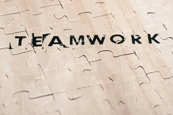 Teamwork concept weergave — Stockfoto