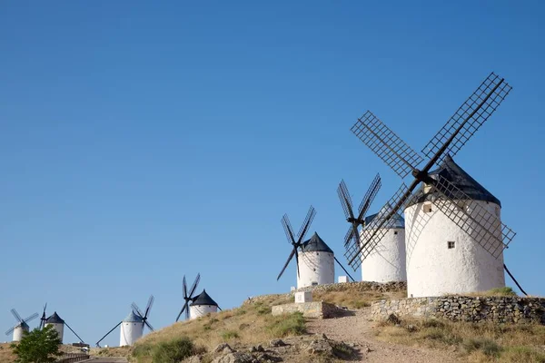 The mills of Don Quixote. — Stock Photo, Image