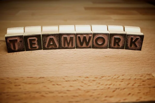 Teamwork concept weergave — Stockfoto