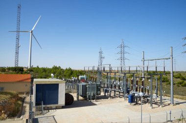 Elektrik Trafo Merkezi Görünümü