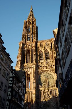 Strazburg katedral görünümü