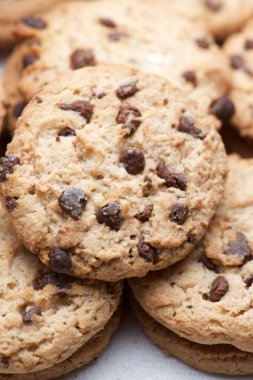 Grup çikolata kurabiye.