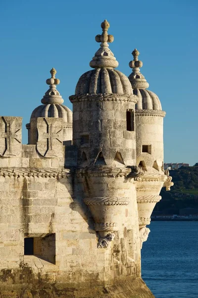 Πύργος Της Μπελέμ Στην Τάγος Ποταμός Λισαβόνα Πορτογαλία — Φωτογραφία Αρχείου