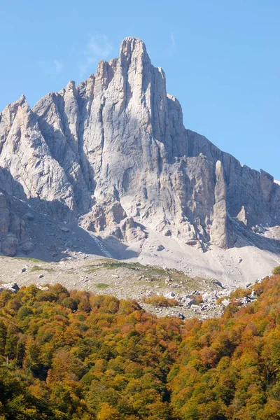 Grand Aiguille Ansabere Peak Lescun Cirque Aspe Valley Pirenei Francia — Foto Stock