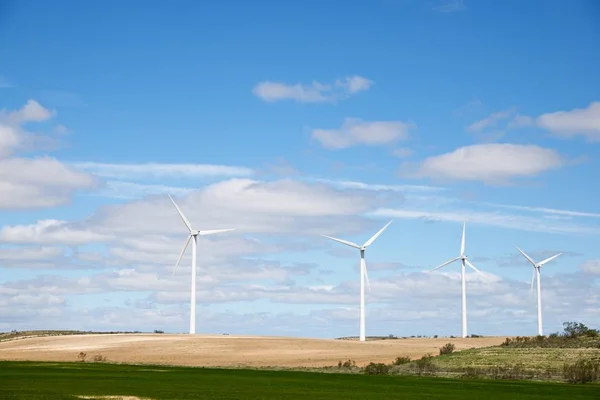 Windmills Electric Power Production Zaragoza Province Aragon Spain — Stock Photo, Image