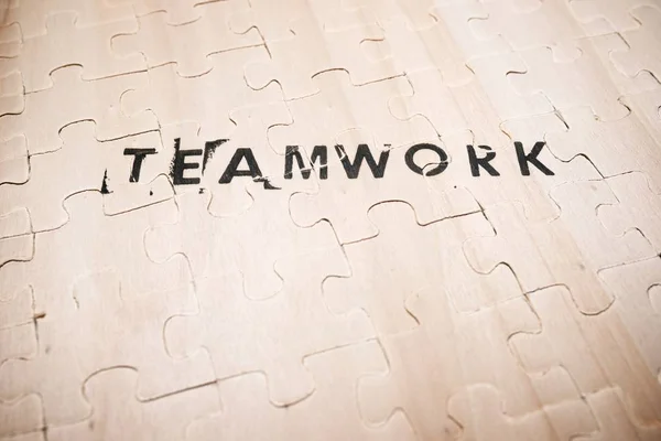 Teamwork concept weergave — Stockfoto