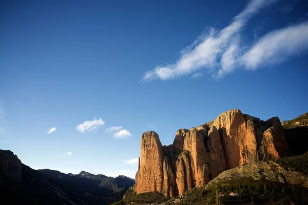 Riglos bergen in Spanje — Stockfoto
