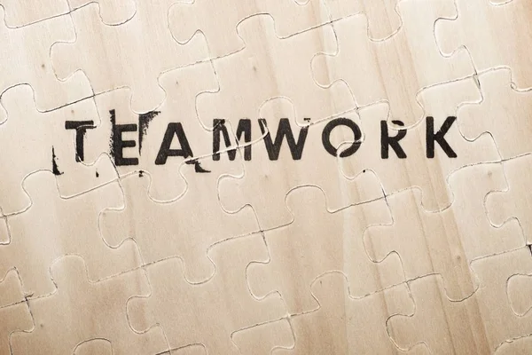 Teamwork concept weergave — Stockfoto