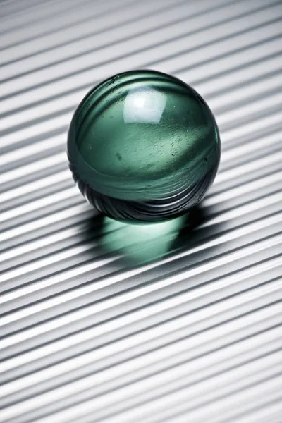 Glass ball view — Stock Photo, Image