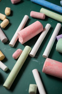 Tebeşir çizimi kavramı.