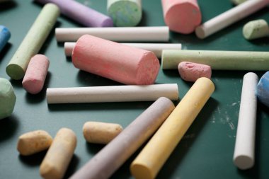 Tebeşir çizimi kavramı.