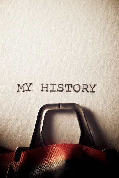 Il mio concetto di storia — Foto Stock