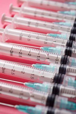 Şırınga yakın çekim