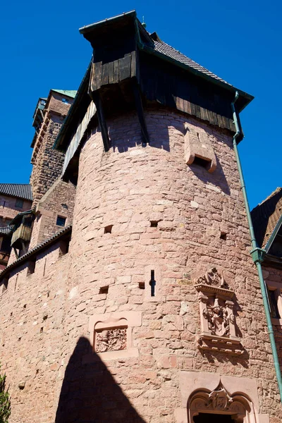 Haut-Königsbourg kale Manzaralı — Stok fotoğraf