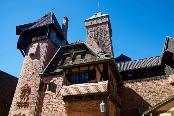 Haut-Koenigsbourg Castle view — Stock Photo, Image