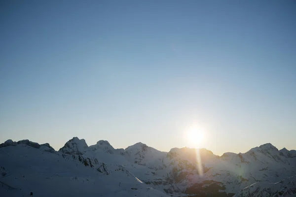 Winter in den Pyrenäen — Stockfoto