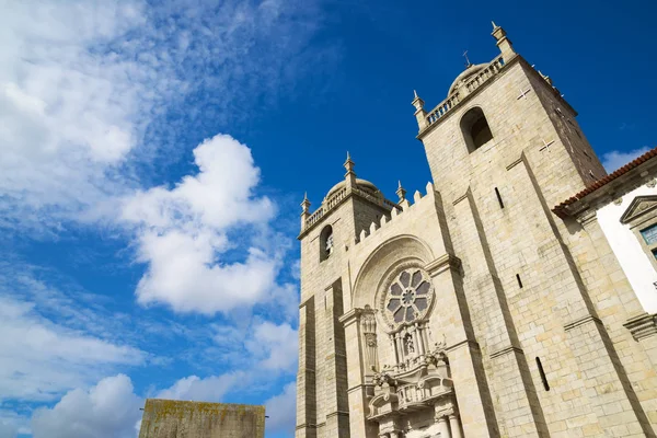 Widok na katedrę Porto — Zdjęcie stockowe