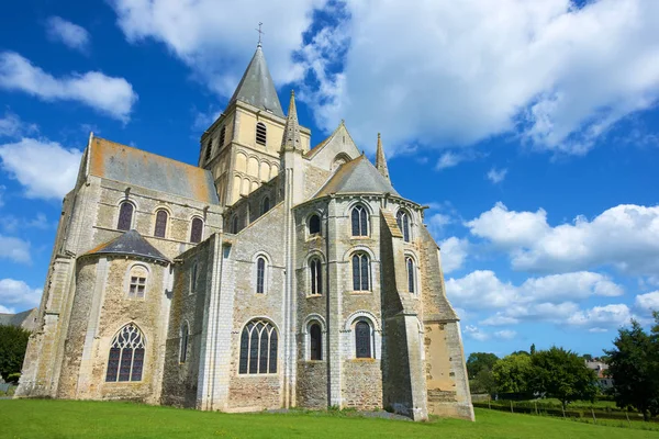 Cerisy-la-Foret vista da igreja — Fotografia de Stock