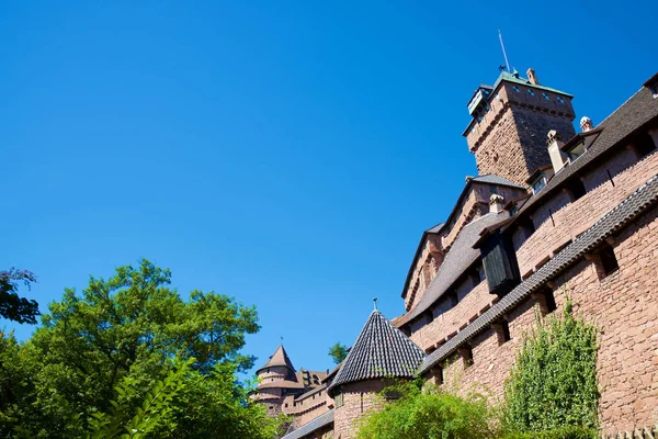 Haut-Koenigsbourg Castle view — Stock Photo, Image