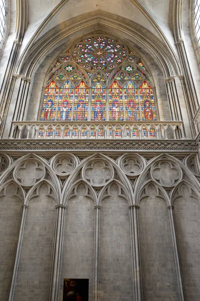 Pohled na katedrálu Bayeux — Stock fotografie