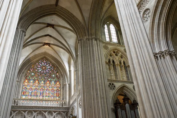 Catedral de Bayeux vista — Foto de Stock