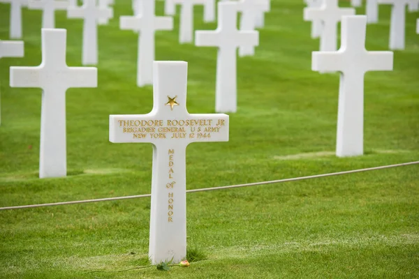 Friedhof in der Normandie — Stockfoto