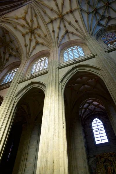 Uitzicht op de kathedraal van Astorga — Stockfoto