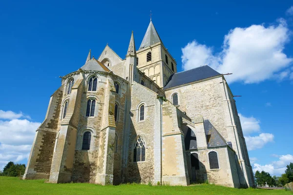 Cerisy-la-Foret vista da igreja — Fotografia de Stock