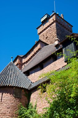Haut-Königsbourg kale Manzaralı