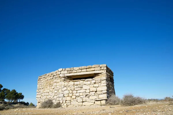 Bunker in Spaanse burgeroorlog — Stockfoto