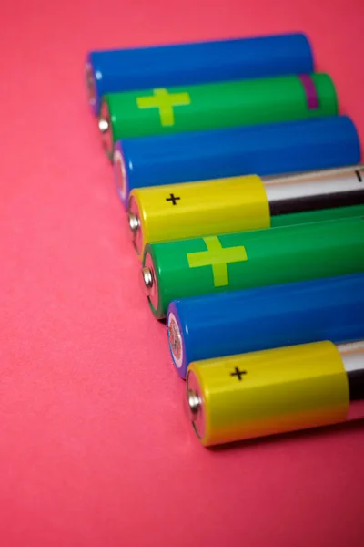 Small batteries view — Stock Photo, Image