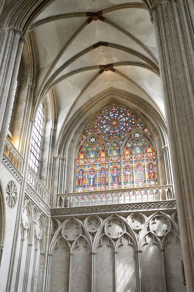 Vista da Catedral de Bayeux — Fotografia de Stock