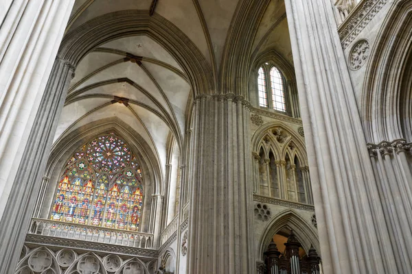 Bayeux katedral utsikt — Stockfoto