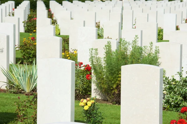Britischer Friedhof in der Normandie — Stockfoto