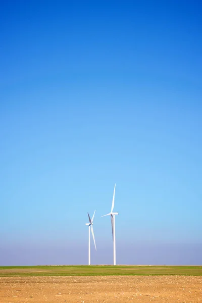 Větrné elektrárny ve Španělsku — Stock fotografie