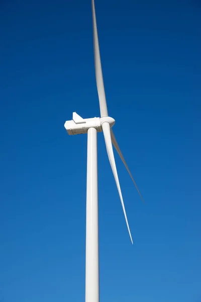 Moulin Vent Pour Production Électricité Province Saragosse Aragon Espagne — Photo