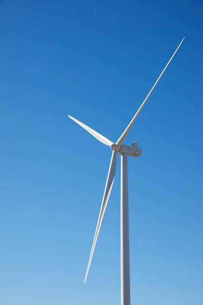 Elektrik Üretimi Için Windmill Zaragoza Eyaleti Spanya Aragon — Stok fotoğraf