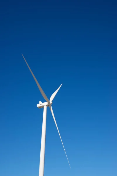 Windmühle Zur Stromerzeugung Provinz Saragossa Aragon Spanien — Stockfoto