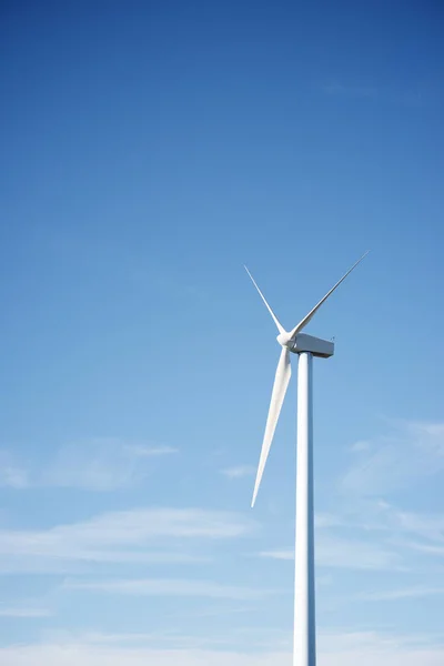 Moinho Vento Para Produção Energia Elétrica Província Huesca Aragão Espanha — Fotografia de Stock